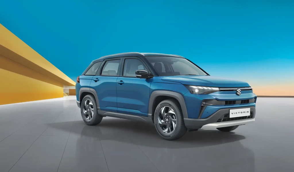Maruti Suzuki Victoris 2025 – Maruti की नई Hybrid SUV जो मचाएगी धूम 2 Maruti Suzuki Victoris 2025 Hybrid SUV India launch with premium design, LED lights and advanced features